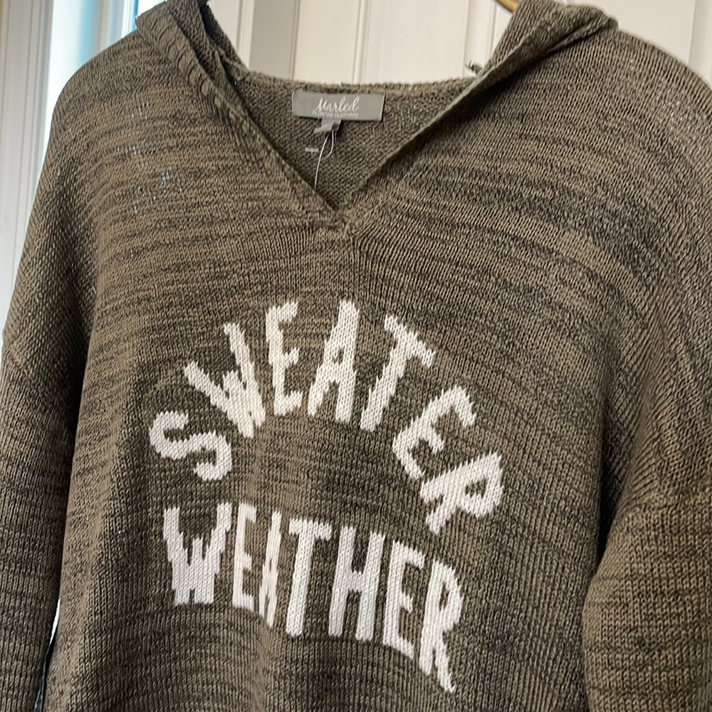 Marled Reunited Clothing hooded sweater. - Picture 8 of 9